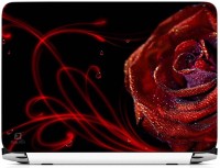 FineArts Red Rose Waves Vinyl Laptop Decal 15.6   Laptop Accessories  (FineArts)