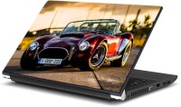 ezyPRNT Red Convertible Car (14 to 14.9 inch) Vinyl Laptop Decal 14   Laptop Accessories  (ezyPRNT)
