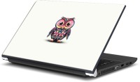 Rangeele Inkers Owl Colorful Vinyl Laptop Decal 15.6   Laptop Accessories  (Rangeele Inkers)