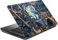 meSleep Blue 3D City Vinyl Laptop Decal 15.1   Laptop Accessories  (meSleep)