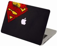 Theskinmantra Superman Imposed Macbook3m Bubble Free Vinyl Laptop Decal 11   Laptop Accessories  (Theskinmantra)