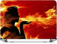 FineArts Lord Shiva Fire Vinyl Laptop Decal 15.6   Laptop Accessories  (FineArts)