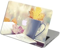 Theskinmantra Morning Coffee Laptop Skin For Apple Macbook Air 11 Inch Vinyl Laptop Decal 11   Laptop Accessories  (Theskinmantra)