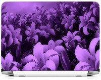 View Print Gallery Purple Floral Vinyl Laptop Decal 15.6 Laptop Accessories Price Online(Print Gallery)
