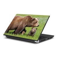 ezyPRNT Bear Family (15 to 15.6 inch) Vinyl Laptop Decal 15   Laptop Accessories  (ezyPRNT)