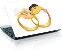 Shopmania Couple Ring Vinyl Laptop Decal 15.6   Laptop Accessories  (Shopmania)
