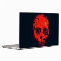 Theskinmantra Red Skull Sketch Universal Size Vinyl Laptop Decal 15.6   Laptop Accessories  (Theskinmantra)