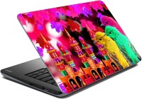 meSleep Multi Colour Bird Vinyl Laptop Decal 15.1   Laptop Accessories  (meSleep)