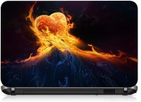 VI Collections HEART IN FLAME pvc Laptop Decal 15.6   Laptop Accessories  (VI Collections)