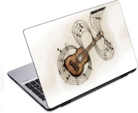 ezyPRNT Guitar Musical Instrument Music L (14 to 14.9 inch) Vinyl Laptop Decal 14   Laptop Accessories  (ezyPRNT)