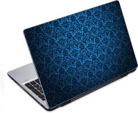 ezyPRNT Blue Floral Pattern (14 to 14.9 inch) Vinyl Laptop Decal 14   Laptop Accessories  (ezyPRNT)