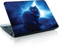 Shopmania Black cat Vinyl Laptop Decal 15.6   Laptop Accessories  (Shopmania)