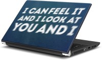 Rangeele Inkers You And I Vinyl Laptop Decal 15.6   Laptop Accessories  (Rangeele Inkers)