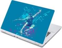 ezyPRNT Skateboarding Sports Abstract Blue (13 to 13.9 inch) Vinyl Laptop Decal 13   Laptop Accessories  (ezyPRNT)