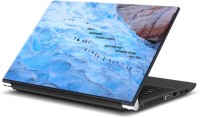 ezyPRNT Travel and Tourism White Snow (15 to 15.6 inch) Vinyl Laptop Decal 15   Laptop Accessories  (ezyPRNT)