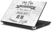 Rangeele Inkers Summer Night Quotes Vinyl Laptop Decal 15.6   Laptop Accessories  (Rangeele Inkers)