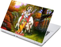 ezyPRNT Divine Krishna (13 to 13.9 inch) Vinyl Laptop Decal 13   Laptop Accessories  (ezyPRNT)