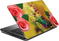 meSleep Beautiful Rose Vinyl Laptop Decal 15.1   Laptop Accessories  (meSleep)