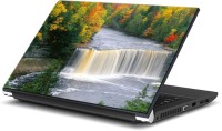 ezyPRNT Colourful Jungle and Fall (15 to 15.6 inch) Vinyl Laptop Decal 15   Laptop Accessories  (ezyPRNT)