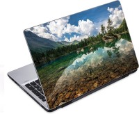ezyPRNT The Shallow water and Landscape Nature (14 to 14.9 inch) Vinyl Laptop Decal 14   Laptop Accessories  (ezyPRNT)