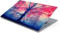 Lovely Collection Red Flowers Tree Vinyl Laptop Decal 15.6   Laptop Accessories  (Lovely Collection)