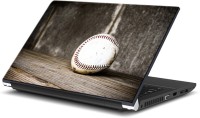 ezyPRNT Base Ball -the Ball Grey Sports (15 to 15.6 inch) Vinyl Laptop Decal 15   Laptop Accessories  (ezyPRNT)