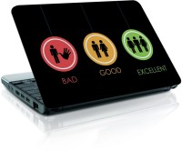 ezyPRNT Bad Good Excellent (15 inch) Vinyl Laptop Decal 15   Laptop Accessories  (ezyPRNT)
