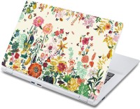 ezyPRNT Wonderful Flowers Sketch (13 to 13.9 inch) Vinyl Laptop Decal 13   Laptop Accessories  (ezyPRNT)