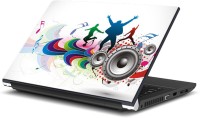 ezyPRNT Disco Dance and Music E (15 to 15.6 inch) Vinyl Laptop Decal 15   Laptop Accessories  (ezyPRNT)