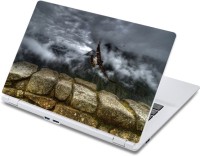 ezyPRNT Eagle in Storm Nature (13 to 13.9 inch) Vinyl Laptop Decal 13   Laptop Accessories  (ezyPRNT)