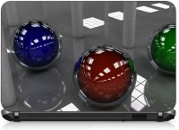 View VI Collections BLUR RED GREEN BALL pvc Laptop Decal 15.6 Laptop Accessories Price Online(VI Collections)
