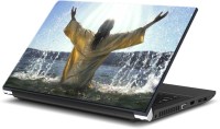 ezyPRNT Jesus in Water (15 to 15.6 inch) Vinyl Laptop Decal 15   Laptop Accessories  (ezyPRNT)