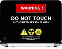 FineArts Do Not Touch Vinyl Laptop Decal 15.6   Laptop Accessories  (FineArts)