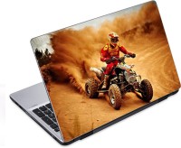 ezyPRNT Motor Car Racing Desert Sports (14 to 14.9 inch) Vinyl Laptop Decal 14   Laptop Accessories  (ezyPRNT)