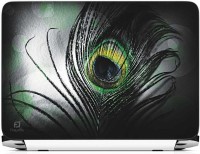 FineArts Black Feather Vinyl Laptop Decal 15.6   Laptop Accessories  (FineArts)