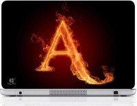 View Finest Letter A Fire Vinyl Laptop Decal 15.6 Laptop Accessories Price Online(Finest)