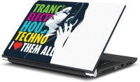 Rangeele Inkers All Love For Music Vinyl Laptop Decal 15.6   Laptop Accessories  (Rangeele Inkers)