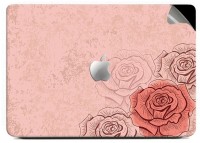 Swagsutra Pink roses SKIN/DECAL for Apple Macbook Pro 13 Vinyl Laptop Decal 13   Laptop Accessories  (Swagsutra)