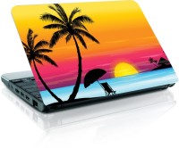 Shopmania Sunset on Beach Vinyl Laptop Decal 15.6   Laptop Accessories  (Shopmania)