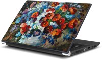 Rangeele Inkers Flowers Painting Art Vinyl Laptop Decal 15.6   Laptop Accessories  (Rangeele Inkers)