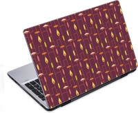 ezyPRNT Candle's Flame Pattern (14 to 14.9 inch) Vinyl Laptop Decal 14   Laptop Accessories  (ezyPRNT)
