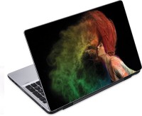 ezyPRNT Colorful Dust in Hairs (14 to 14.9 inch) Vinyl Laptop Decal 14   Laptop Accessories  (ezyPRNT)