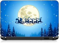 VI Collections SANTA FLYING pvc Laptop Decal 15.6   Laptop Accessories  (VI Collections)
