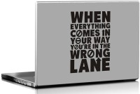View Seven Rays Wrong Lane Vinyl Laptop Decal 15.6 Laptop Accessories Price Online(Seven Rays)