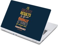 ezyPRNT Greatest Results Motivation Quote (13 to 13.9 inch) Vinyl Laptop Decal 13   Laptop Accessories  (ezyPRNT)