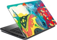 meSleep Multi Colour Cartoon Vinyl Laptop Decal 15.1   Laptop Accessories  (meSleep)