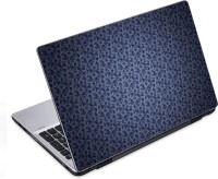 ezyPRNT Blue Rose Floral Pattern (14 to 14.9 inch) Vinyl Laptop Decal 14   Laptop Accessories  (ezyPRNT)