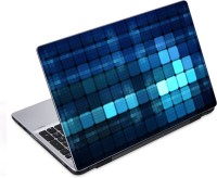 ezyPRNT Blue Squares 16 Sub-squares Pattern (14 to 14.9 inch) Vinyl Laptop Decal 14   Laptop Accessories  (ezyPRNT)