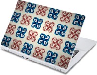 ezyPRNT Abstract Blue Brown Curvy Branches Pattern (13 to 13.9 inch) Vinyl Laptop Decal 13   Laptop Accessories  (ezyPRNT)