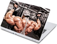 ezyPRNT Pushing Everything Hard Body Building (13 to 13.9 inch) Vinyl Laptop Decal 13   Laptop Accessories  (ezyPRNT)